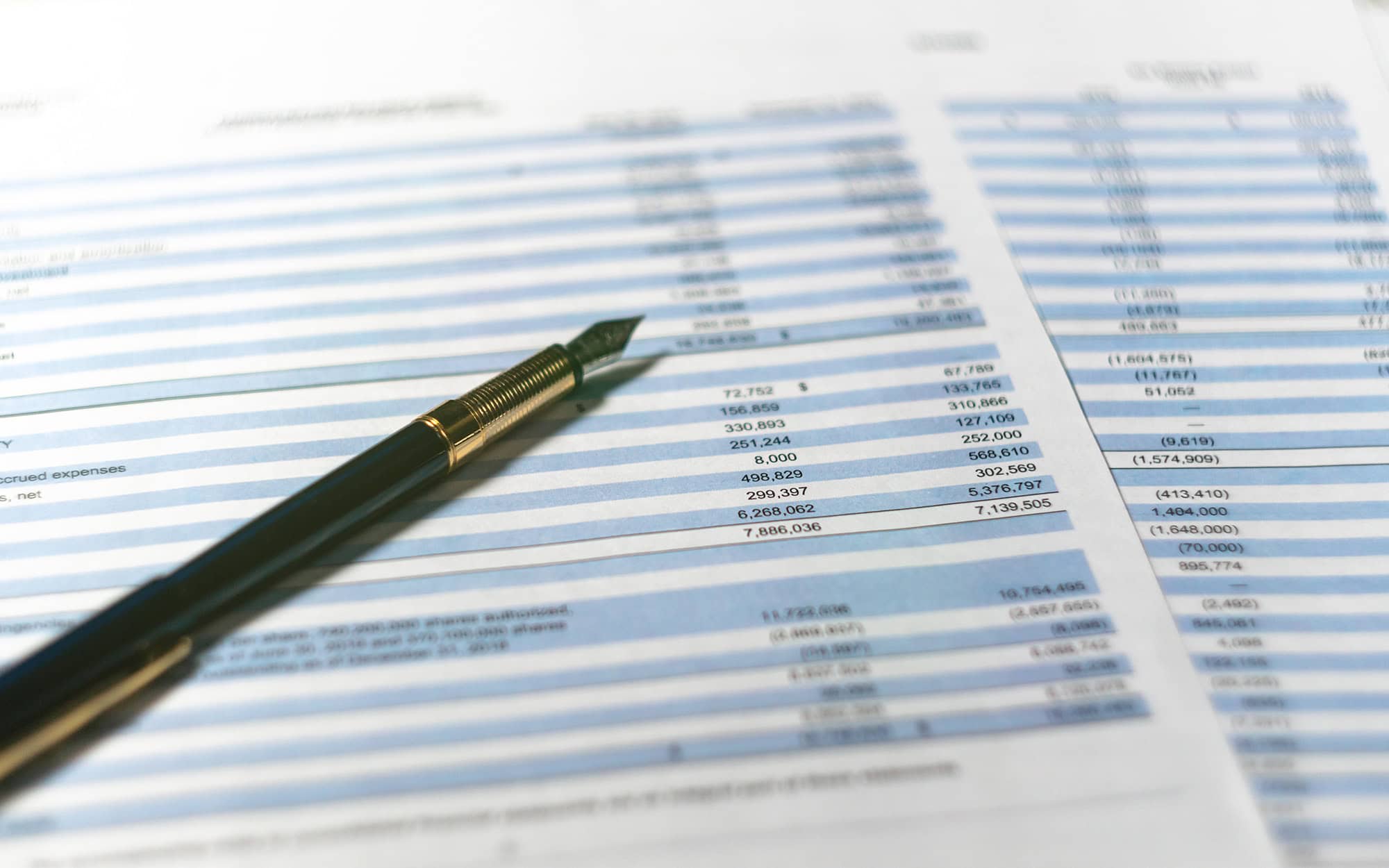Income Statement In Stockholder Report Book. Accounting And Financial Report Analysis